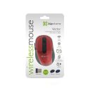 Mouse KlipX Mouse 6-button Opt 1600dpi Wireless Red – KMW-330RD