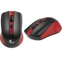 Mouse Wls 2.4 GHz 4-button 1600dpi Red – XTM-310RD – Xtech – Mse