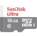 Memoria SanDisk MicroSDHC 16gb ULTRA Adapter USH-1 Android 80mbs – SDSQUNS-016G-